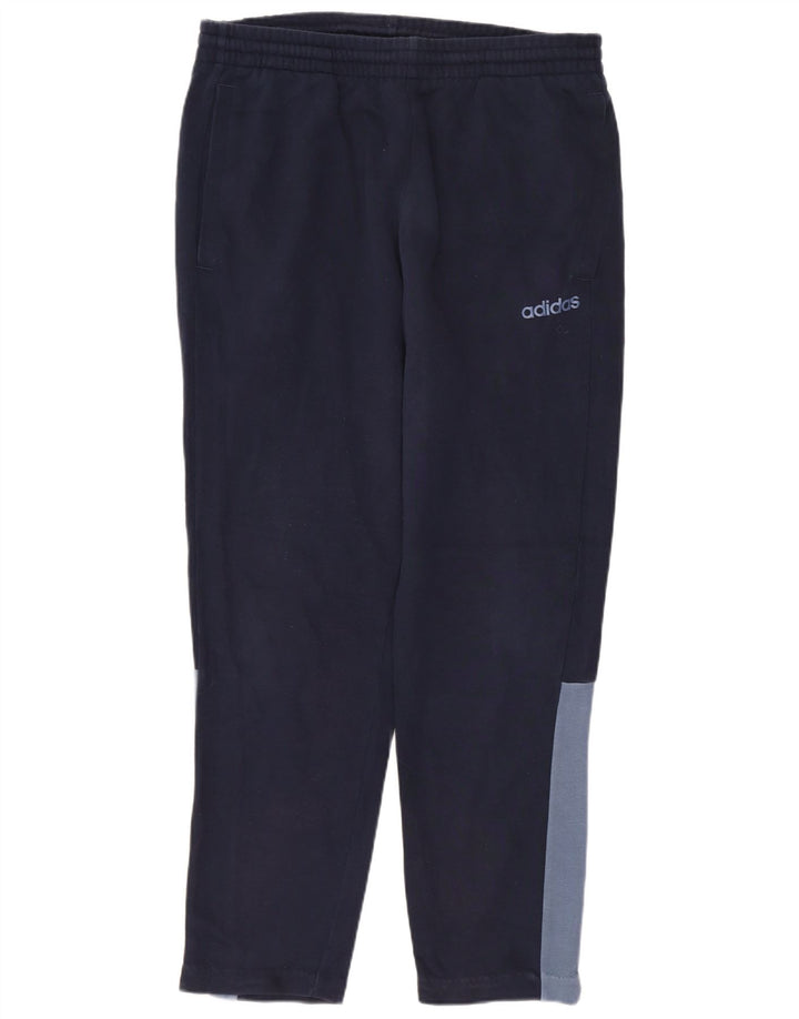 Calça de treino masculina ADIDAS médio azul marinho colorblock