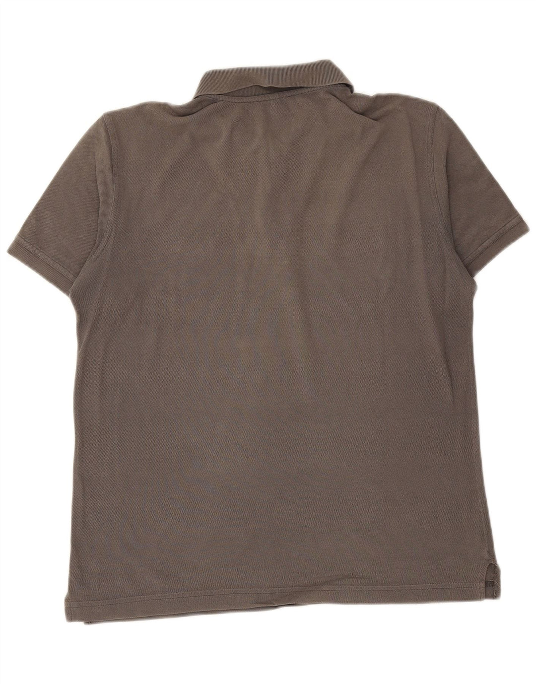 Camisa polo masculina BENETTON cinza médio