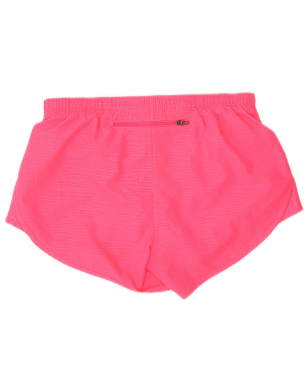 Shorts esportivos femininos Nike UK 10 pequenos esportivos rosa