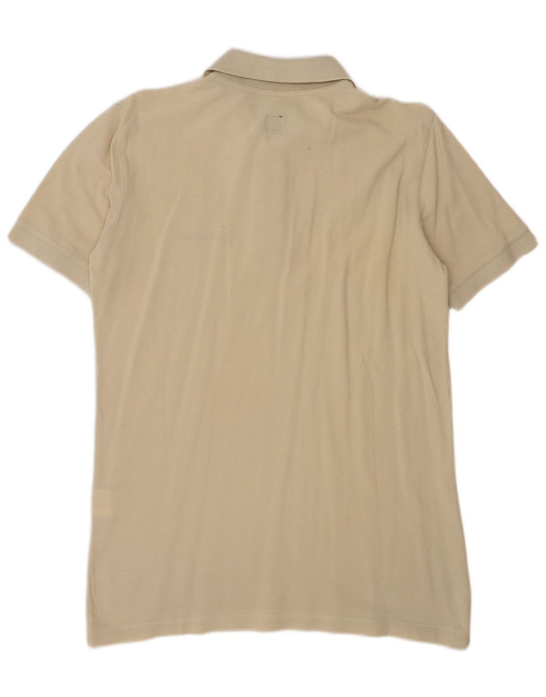 Camisa polo masculina Calvin Klein Jeans algodão bege médio