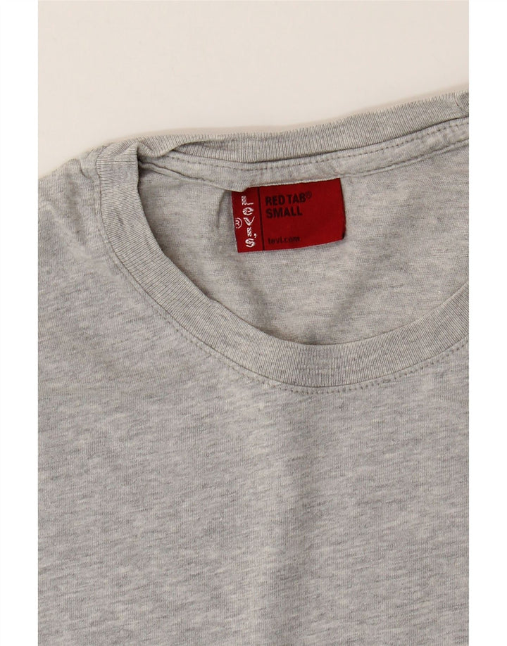 Camiseta masculina LEVI'S pequena cinza manchada