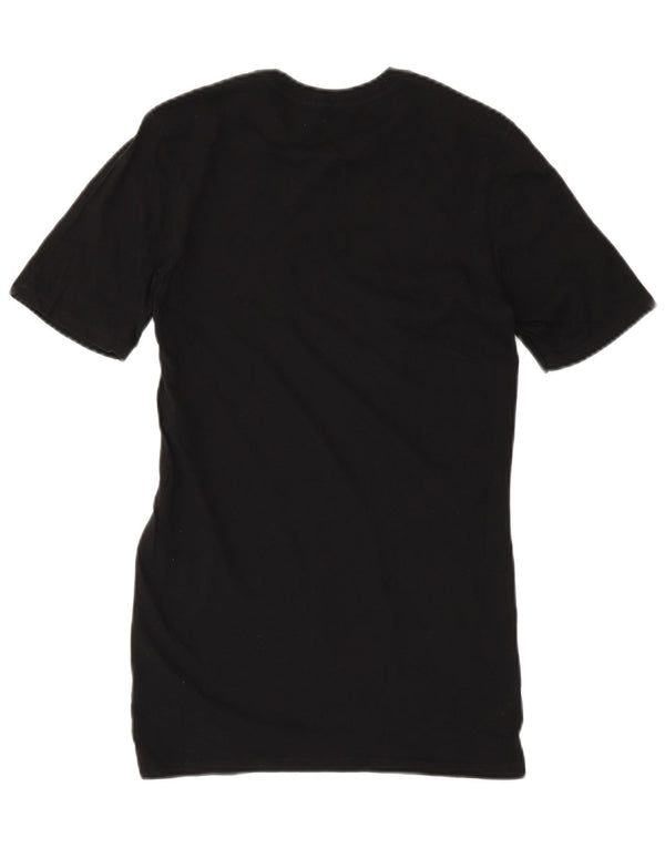 Camiseta Nike Feminina Athletic Cut Graphic Vestido UK 6 XS Algodão Preto