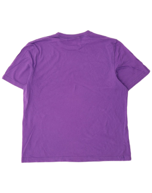 Nike Mens Camiseta Top UK 46/48 XL Roxo Algodão