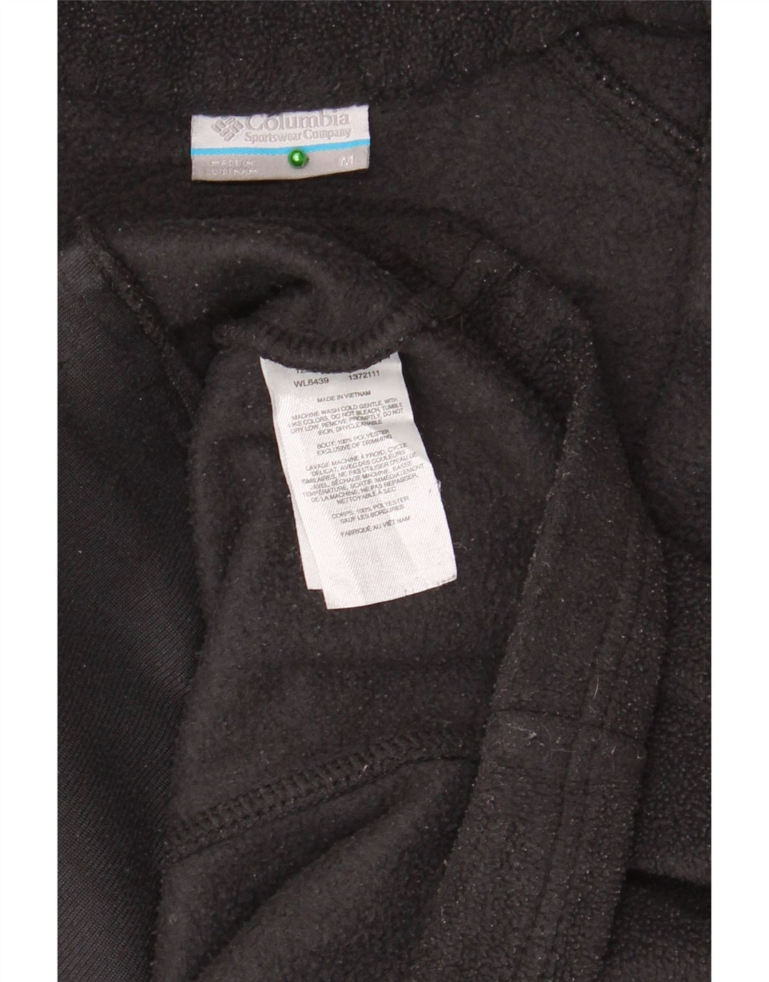 Jaqueta de lã feminina Columbia UK 12 poliéster preto médio