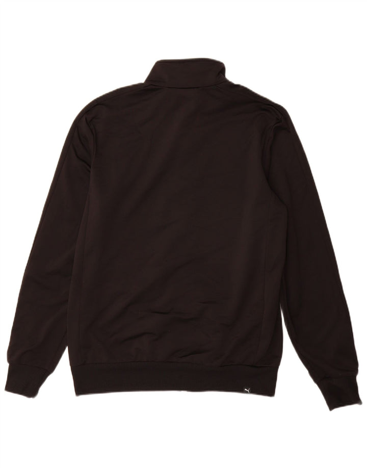 PUMA Mens Graphic Tracksuit Top Jaqueta Médio Preto Poliéster