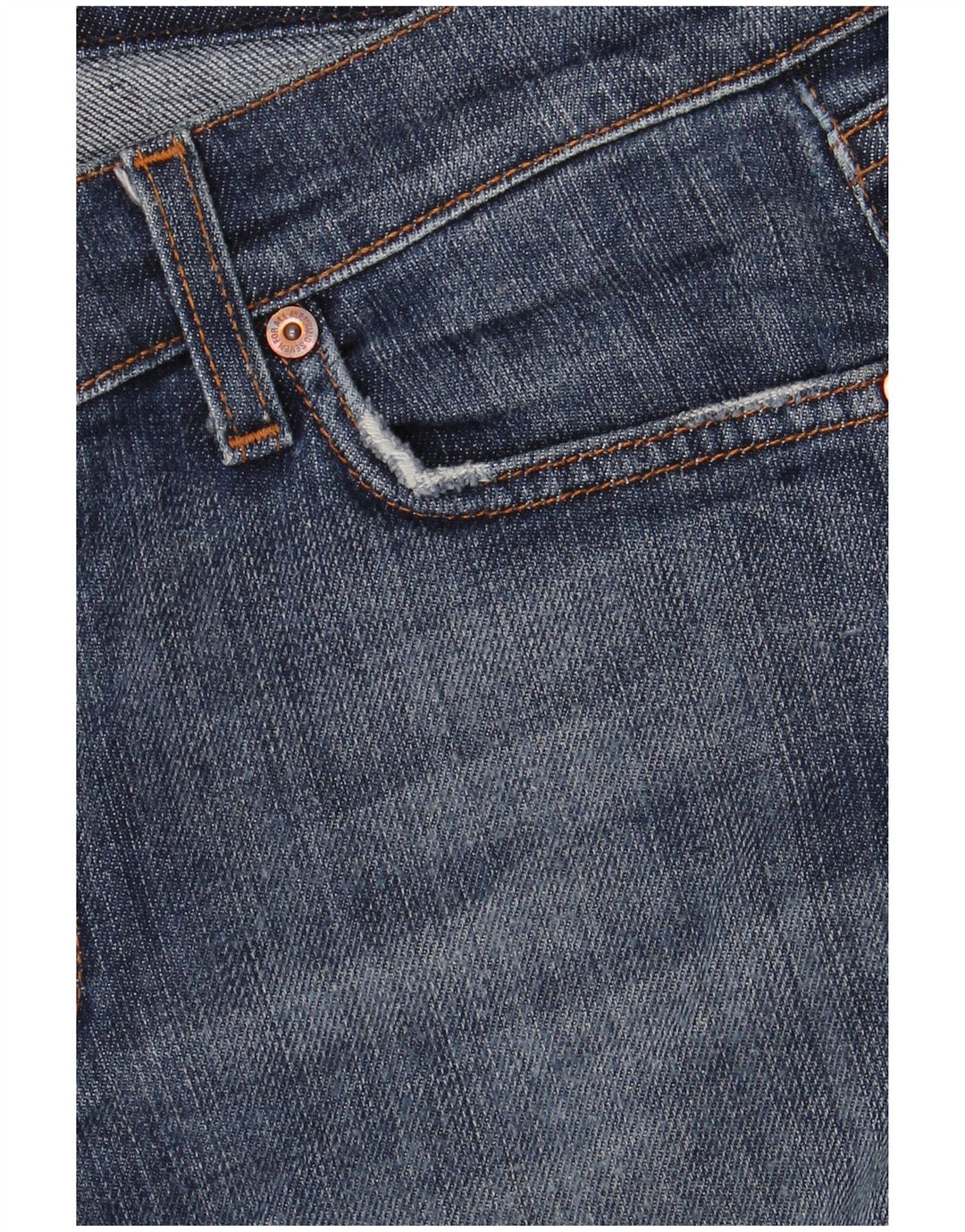 7 For All Mankind Jeans feminino bootcut W31 L30 algodão azul