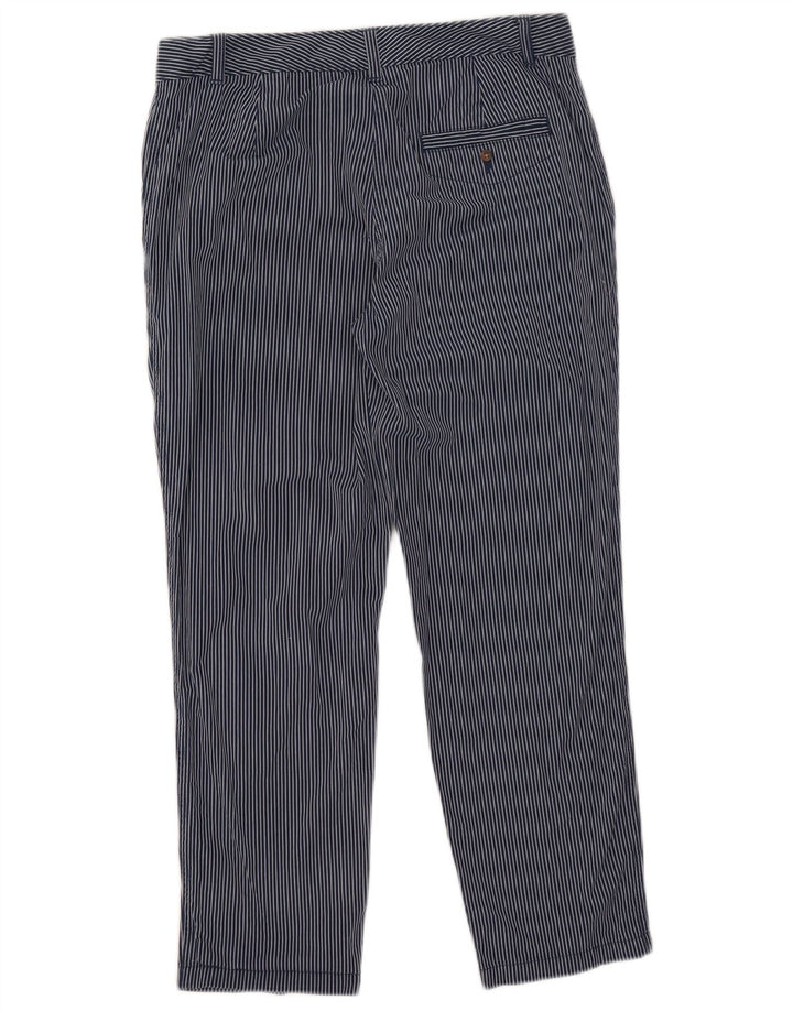 Calça Chino Feminina Marks & Spencer Reino Unido 12 Médio W30 L26 Azul Marinho