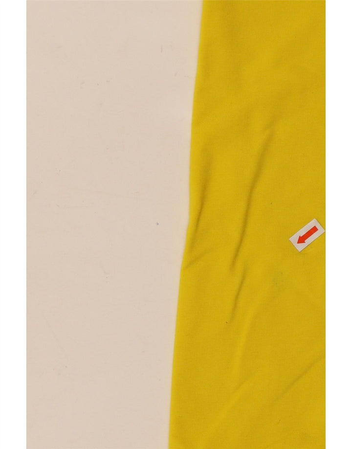 TOMMY HILFIGER moletom com capuz masculino pequeno algodão amarelo