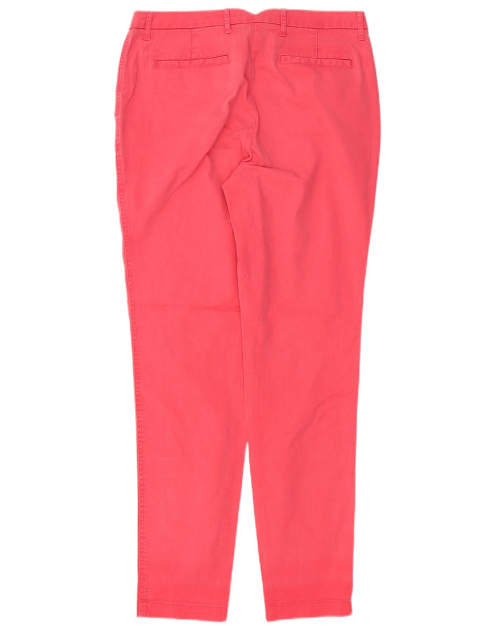 Calça Chino Feminina Slim BODEN Reino Unido 12 Médio W32 L30 Algodão Rosa