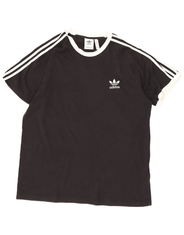 Camiseta masculina Adidas de manga curta regular fit Top XL algodão preto