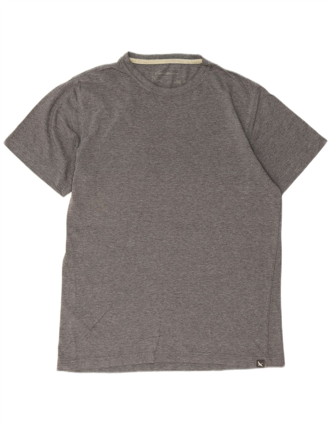 EDDIE BAUER Camiseta masculina top pequeno algodão cinza