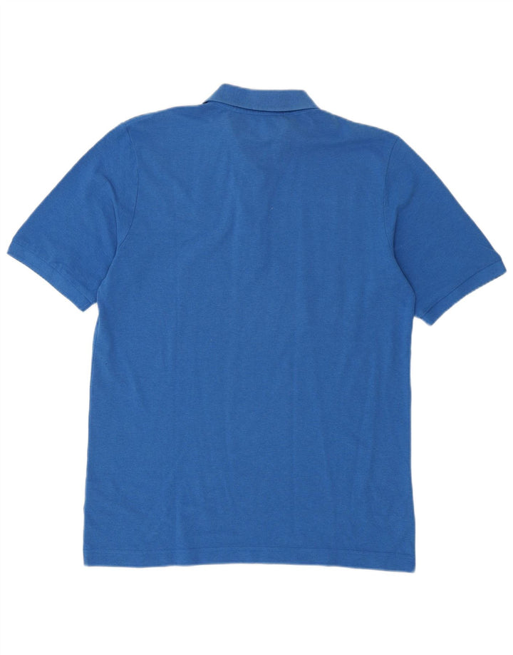 Camisa polo masculina Kappa grande algodão azul