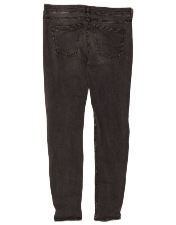 Zara Jeans Skinny Feminino EU 38 Pequeno W28 L27 Cinza