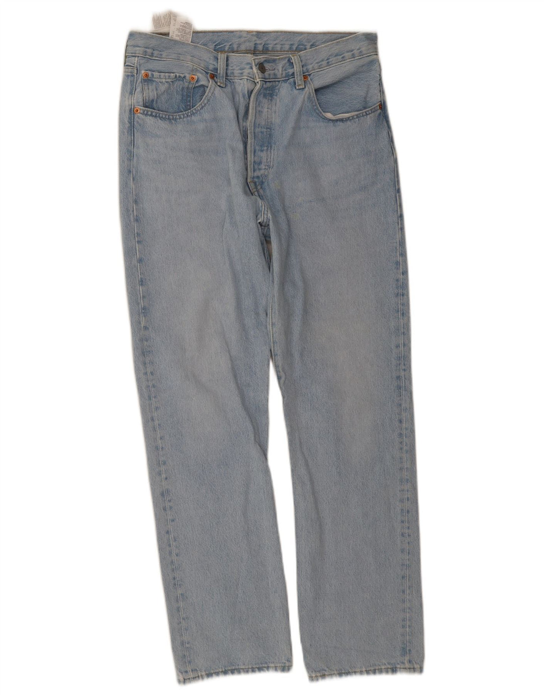 Levi's Masculino 501 Straight Jeans W31 L30 Azul Algodão