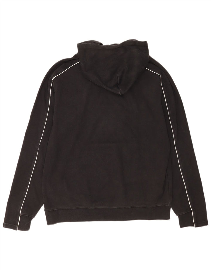 Asics Mens Hoodie Jumper Médio Algodão Preto