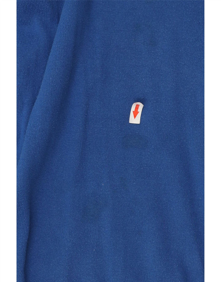 Suéter masculino LYLE & SCOTT com gola redonda XL algodão azul