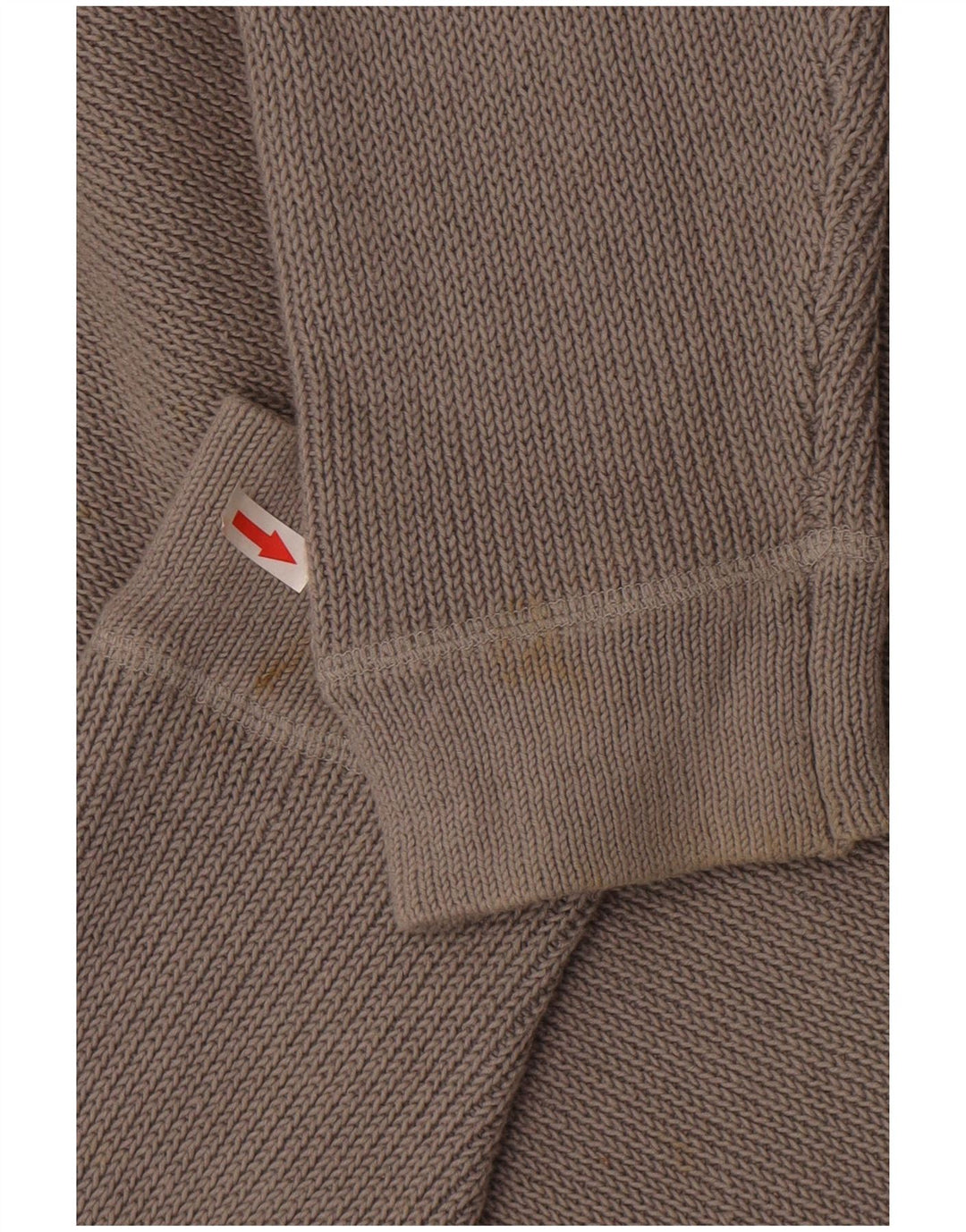 Suéter masculino Reiss com gola redonda e algodão cinza XL