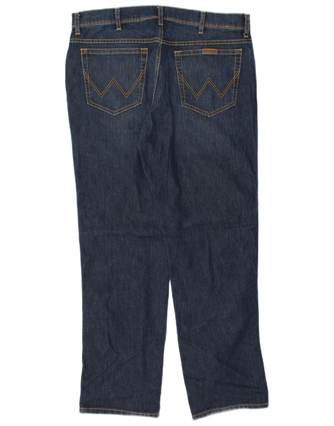 Calça jeans reta masculina WRANGLER regular fit W38 L32 algodão azul