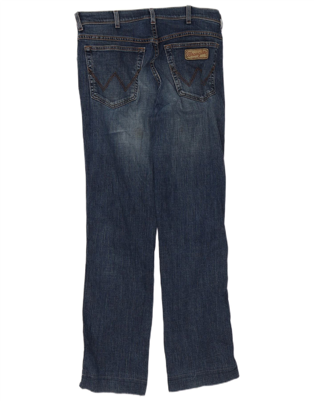 Wrangler Masculino Texas Straight Jeans W32 L34 Azul Algodão