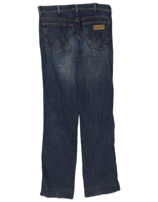 Wrangler Masculino Texas Straight Jeans W32 L34 Azul Algodão