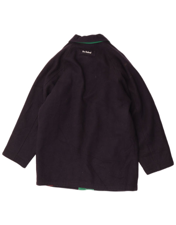 Jaqueta bomber Ivy Oxford masculina de ajuste regular Reino Unido 40 grande lã azul marinho