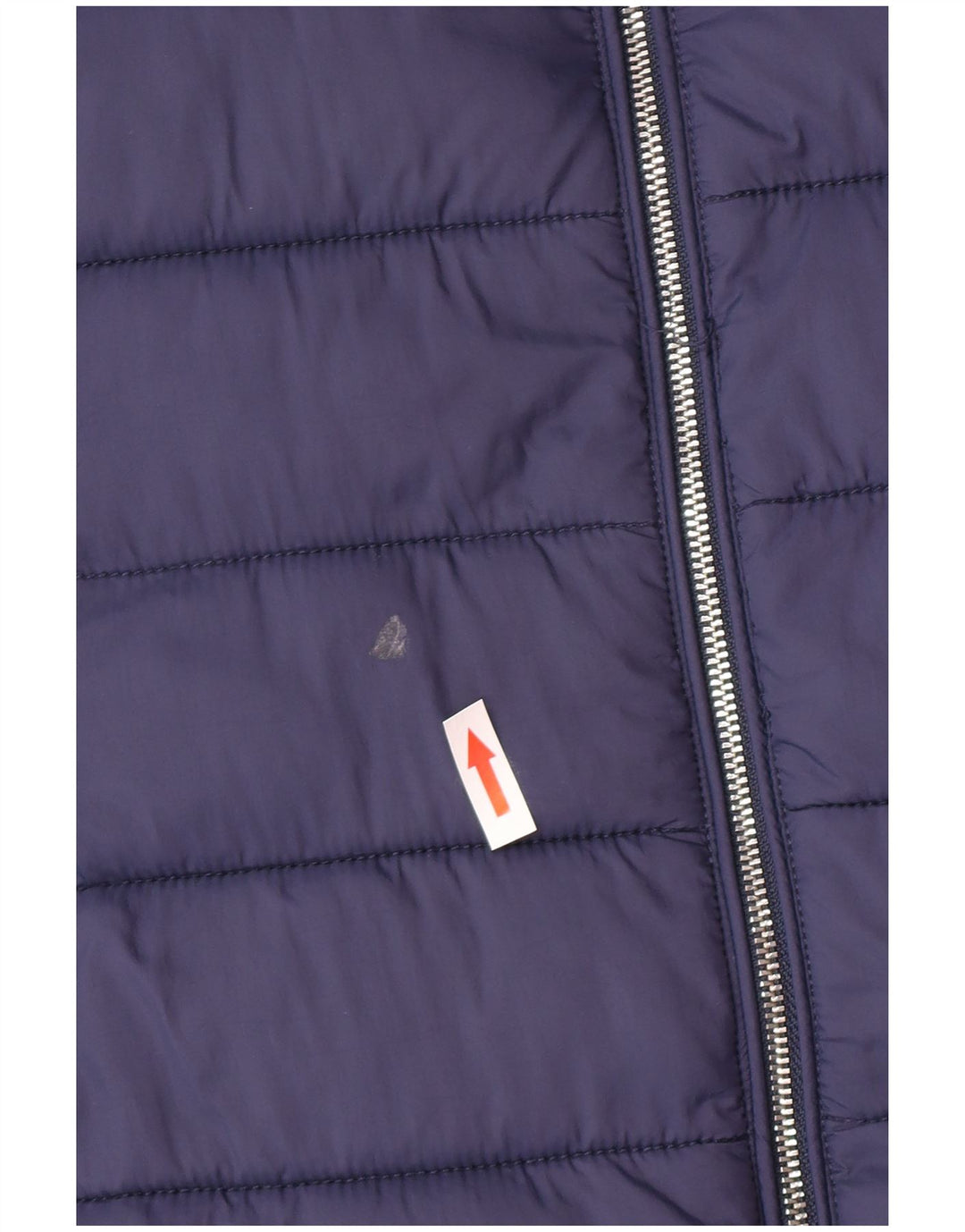 Casaco acolchoado com capuz feminino Tommy Hilfiger Reino Unido 10 pequeno azul marinho poliamida