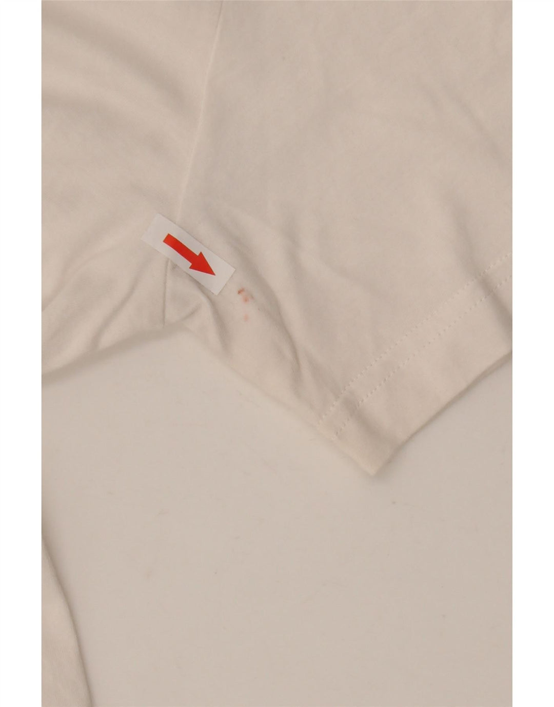 Puma Mens Graphic T-Shirt Top Pequeno Algodão Branco