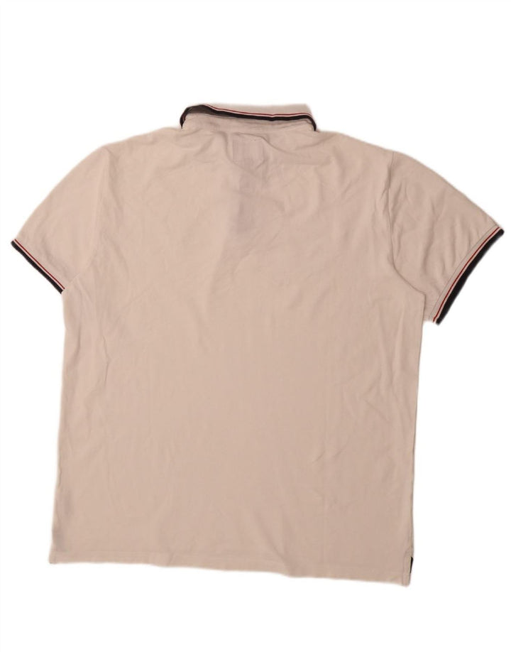 Camisa polo masculina WOOLRICH XL algodão branco