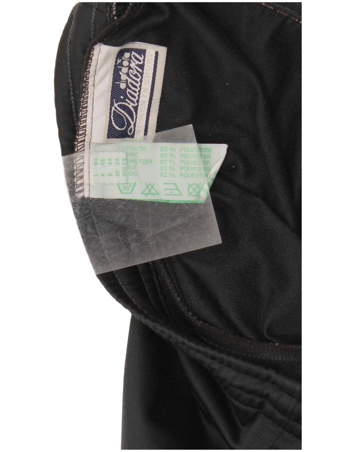 Calça de treino masculina Diadora grande poliéster preto