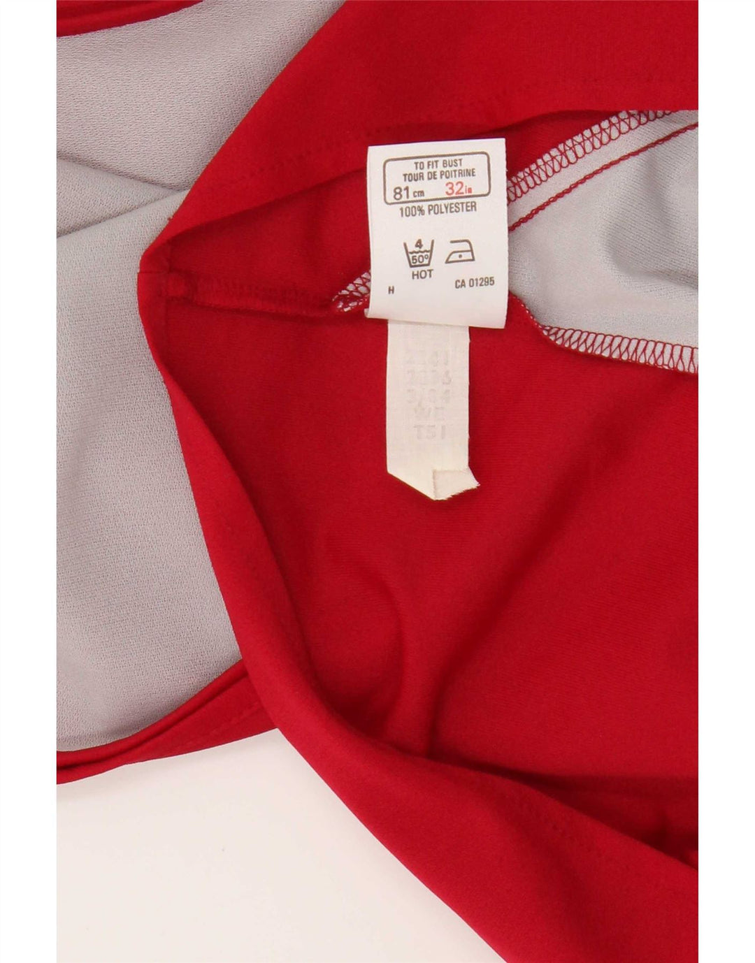Blusa feminina St Michael com ajuste solto, Reino Unido 10, pequena, vermelha, colorblock