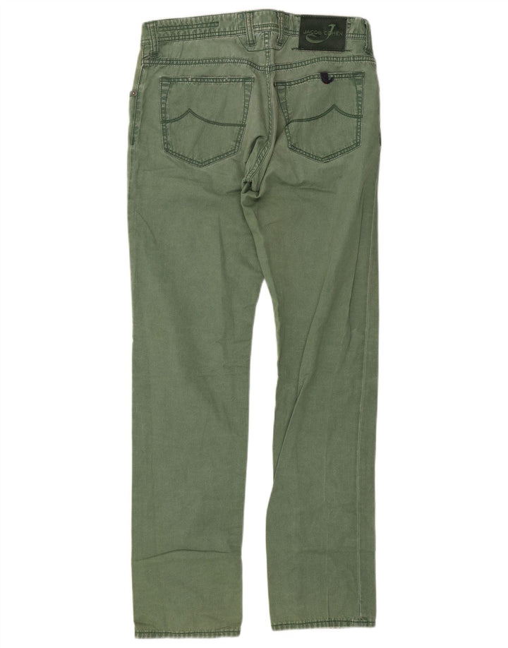 Jacob Cohen Jeans retos masculinos W33 L33 verde