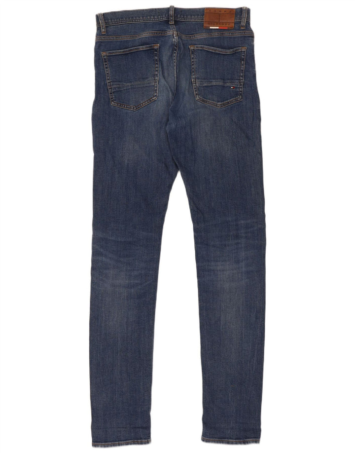 Tommy Hilfiger Masculino Bleecker Slim Jeans W32 L36 Azul