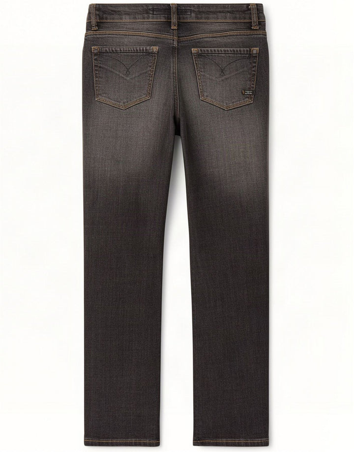 Massimo Dutti Jeans retos femininos W30 L30 Algodão cinza