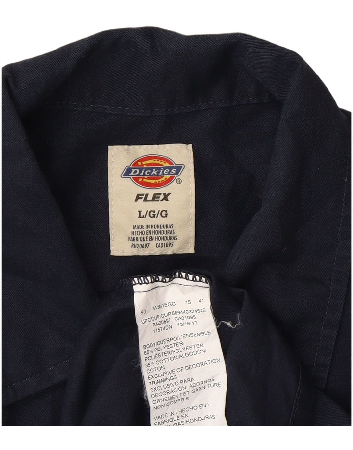 Camisa masculina Dickies grande poliéster azul marinho