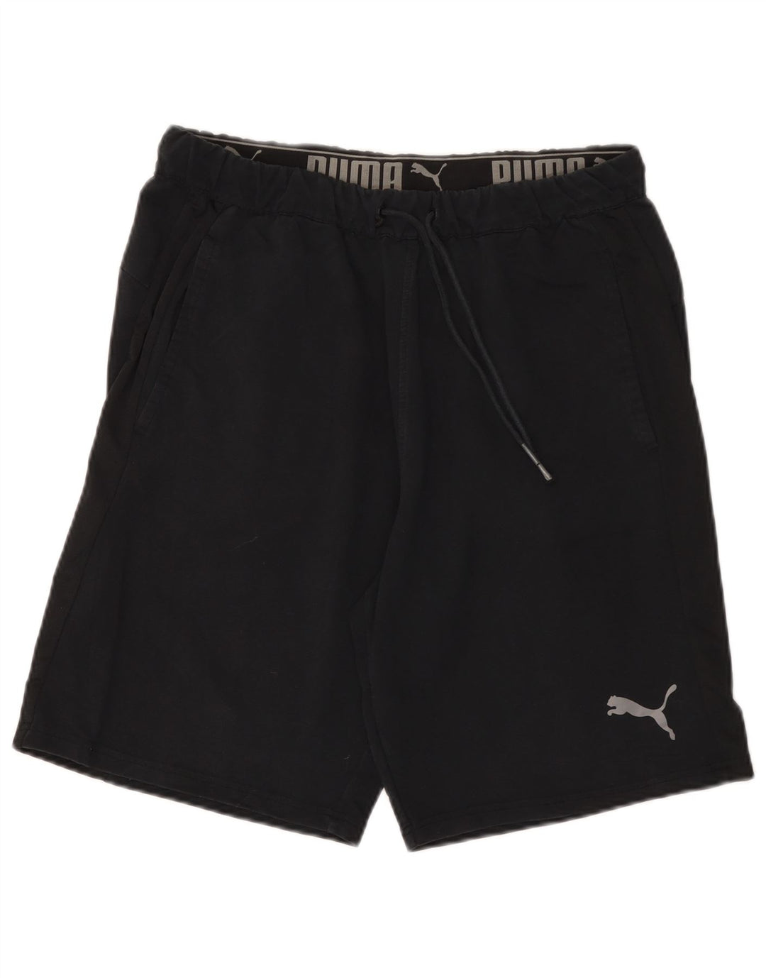 Shorts esportivos masculinos PUMA grandes pretos