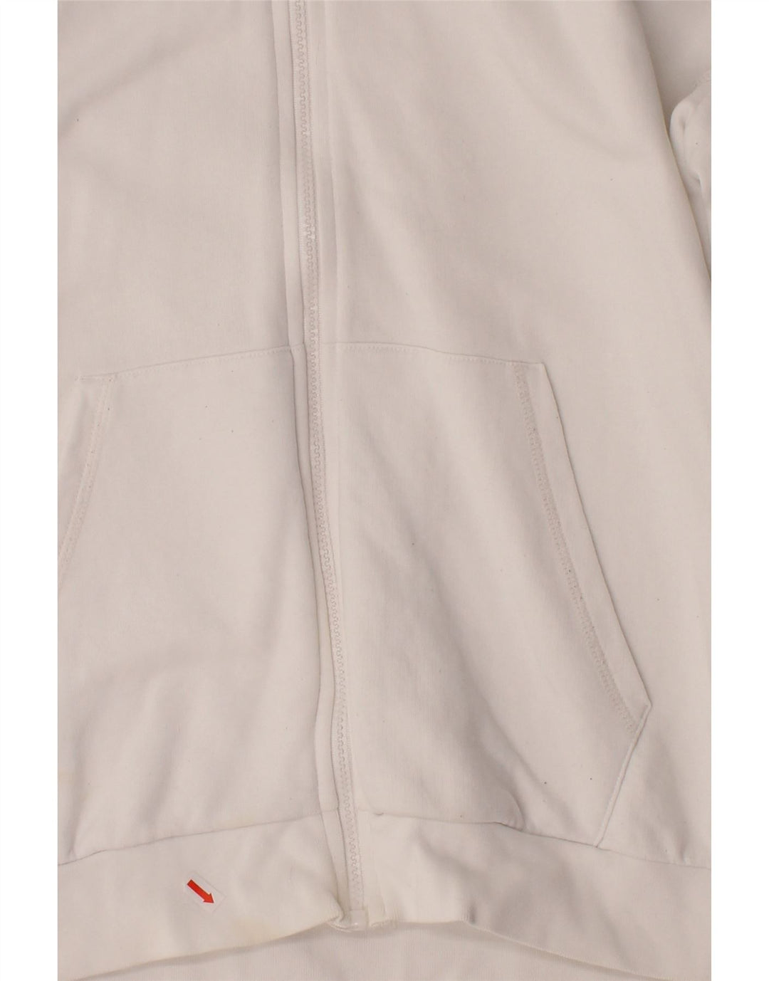 PUMA Mens Zip Hoodie Sweater Large White Cotton Vintage Puma and Second-Hand Puma from Messina Hembry 