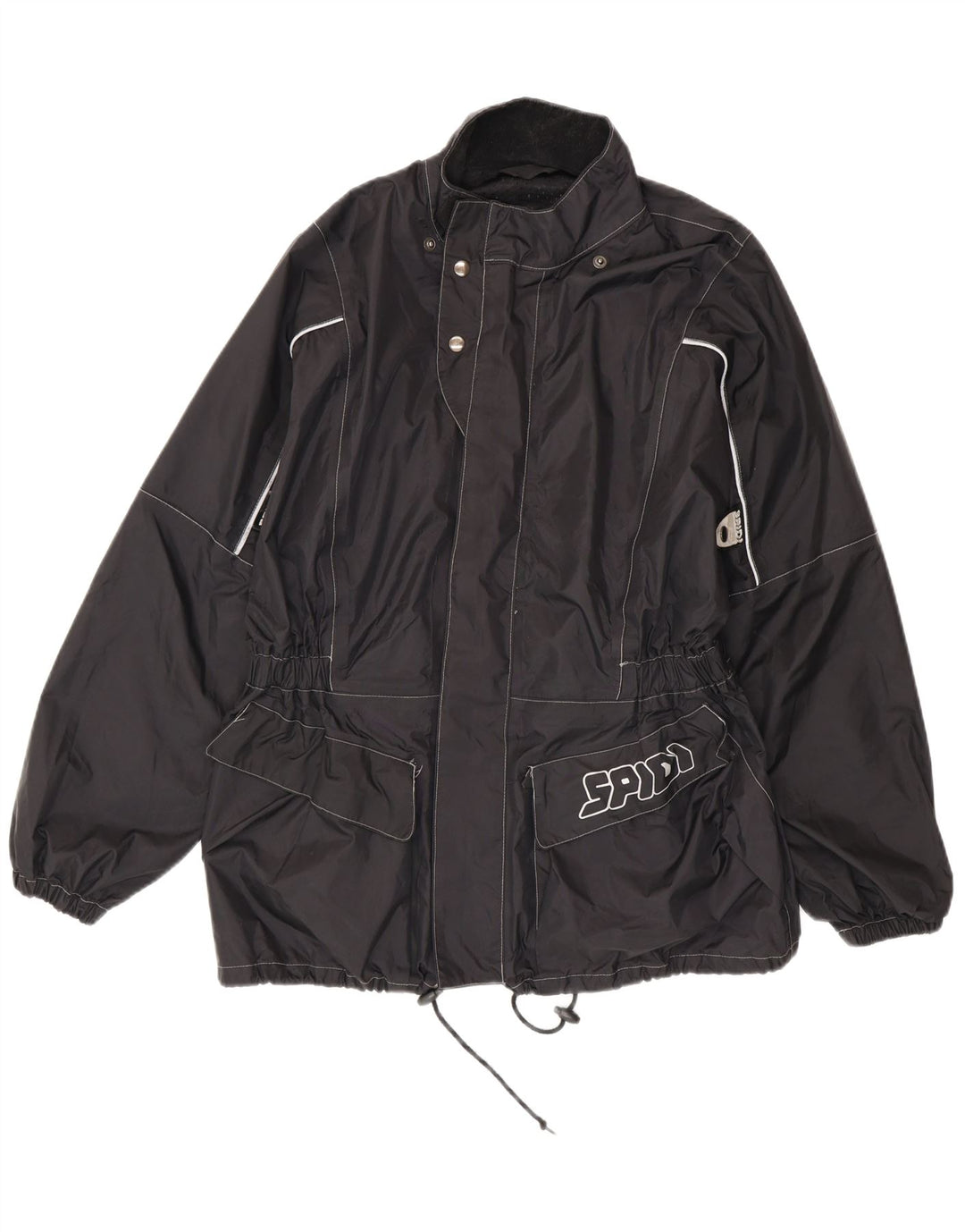 Jaqueta de chuva masculina Spidi Graphic UK 38 médio preto nylon