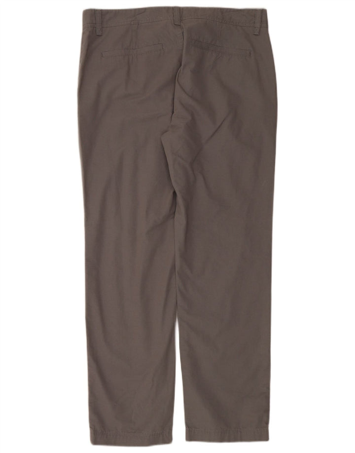 Calça chino reta masculina FAT FACE W36 L31 algodão cinza