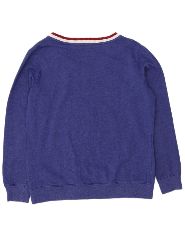 Suéter gráfico feminino CARRERA UK 18 XL algodão azul