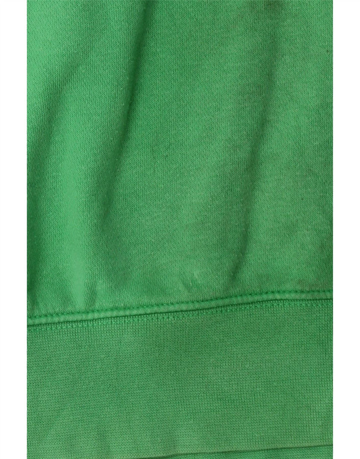 Nike masculino solto ajuste moletom jumper médio algodão verde