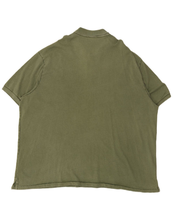 Polo Ralph Lauren Camisa grande masculina 5XL algodão verde