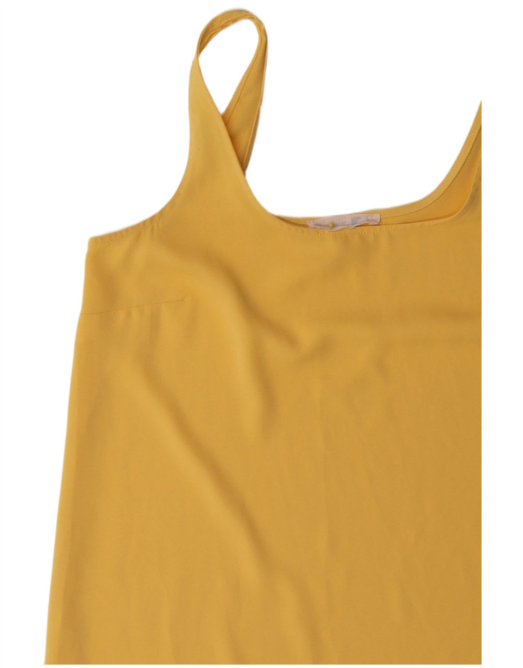 Top Cami feminino PRIMARK UK 8 pequeno poliéster amarelo