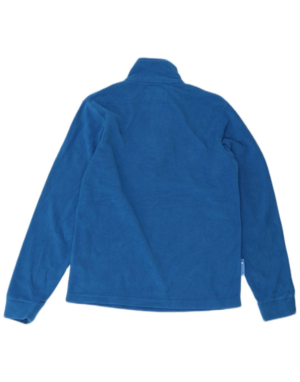 Suéter de lã Mountain Warehouse Boys com zíper e gola 12-13 anos azul esportivo