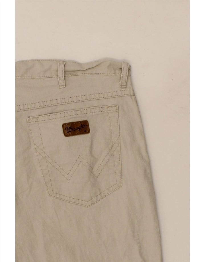 WRANGLER Mens Straight Casual Trousers W38 L31 Beige Cotton Vintage Wrangler and Second-Hand Wrangler from Messina Hembry 