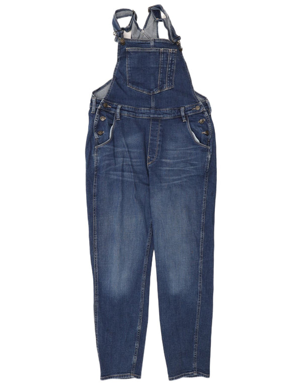 Macacão feminino Fat Face Slim Jeans UK 12 médio W36 L28 algodão azul