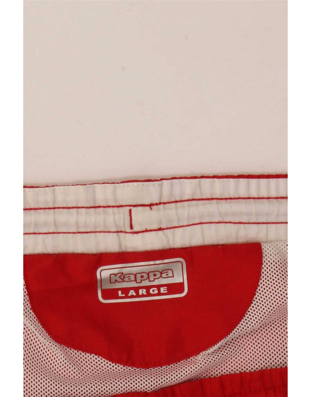 Shorts de natação masculino Kappa gráfico grande vermelho