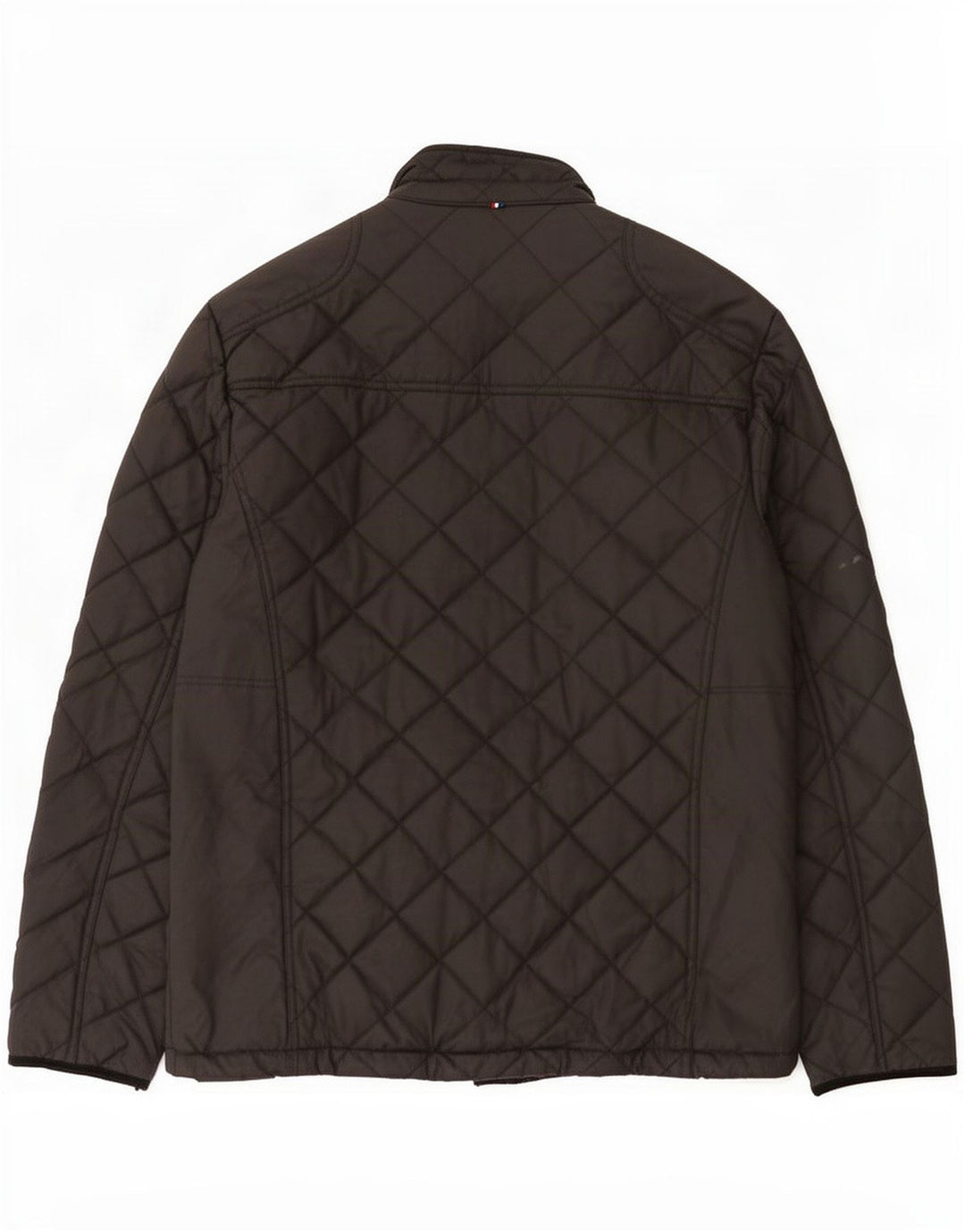 US Polo Assn. Jaqueta acolchoada masculina UK 38 algodão preto médio