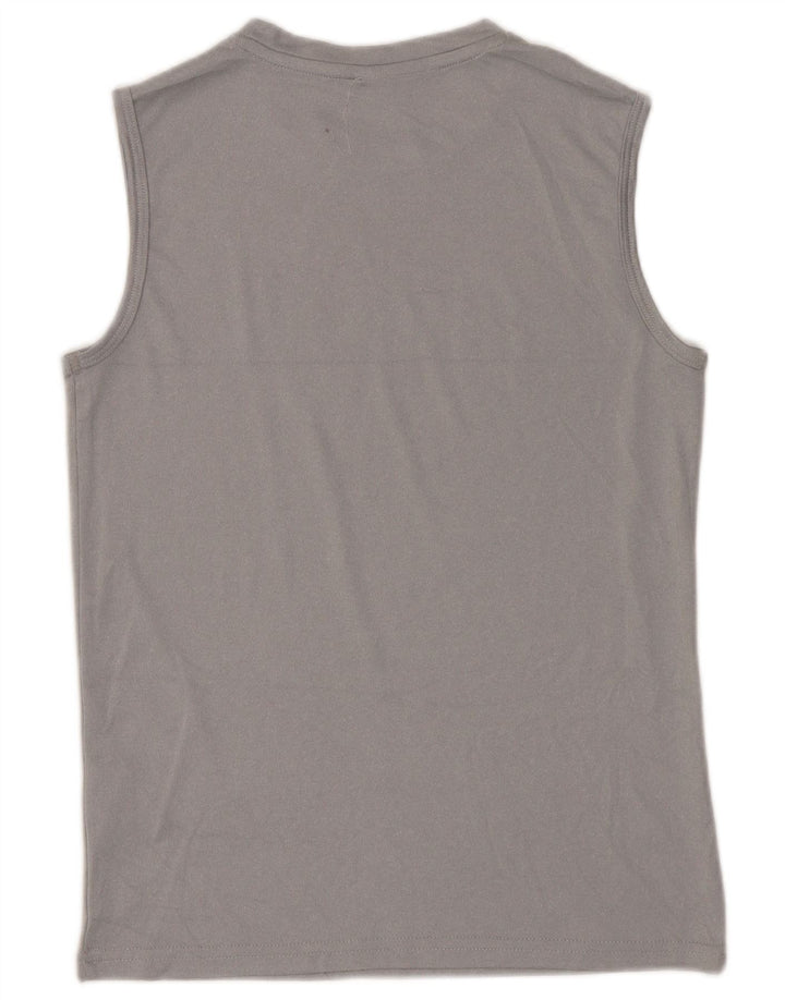 Puma Boys Graphic Vest Top 10-11 Anos Cinza Médio Poliéster