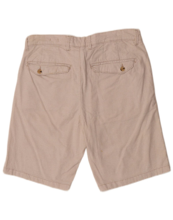 Zara Mens Sunset Chino Shorts EU 40 Médio W31 Off White Check