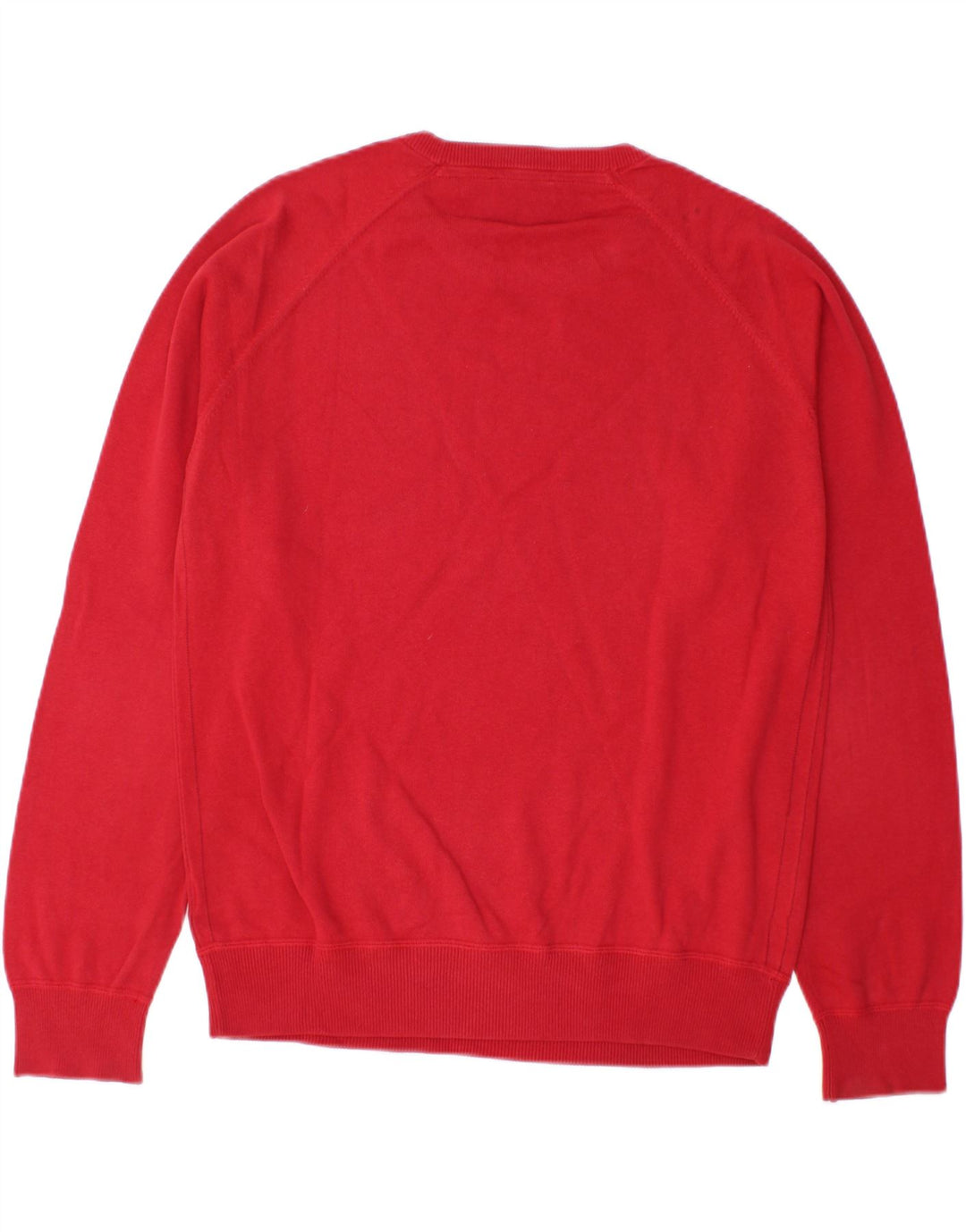 LEE Mens Crew Neck Jumper Sweater Medium Red Cotton Vintage Lee and Second-Hand Lee from Messina Hembry 